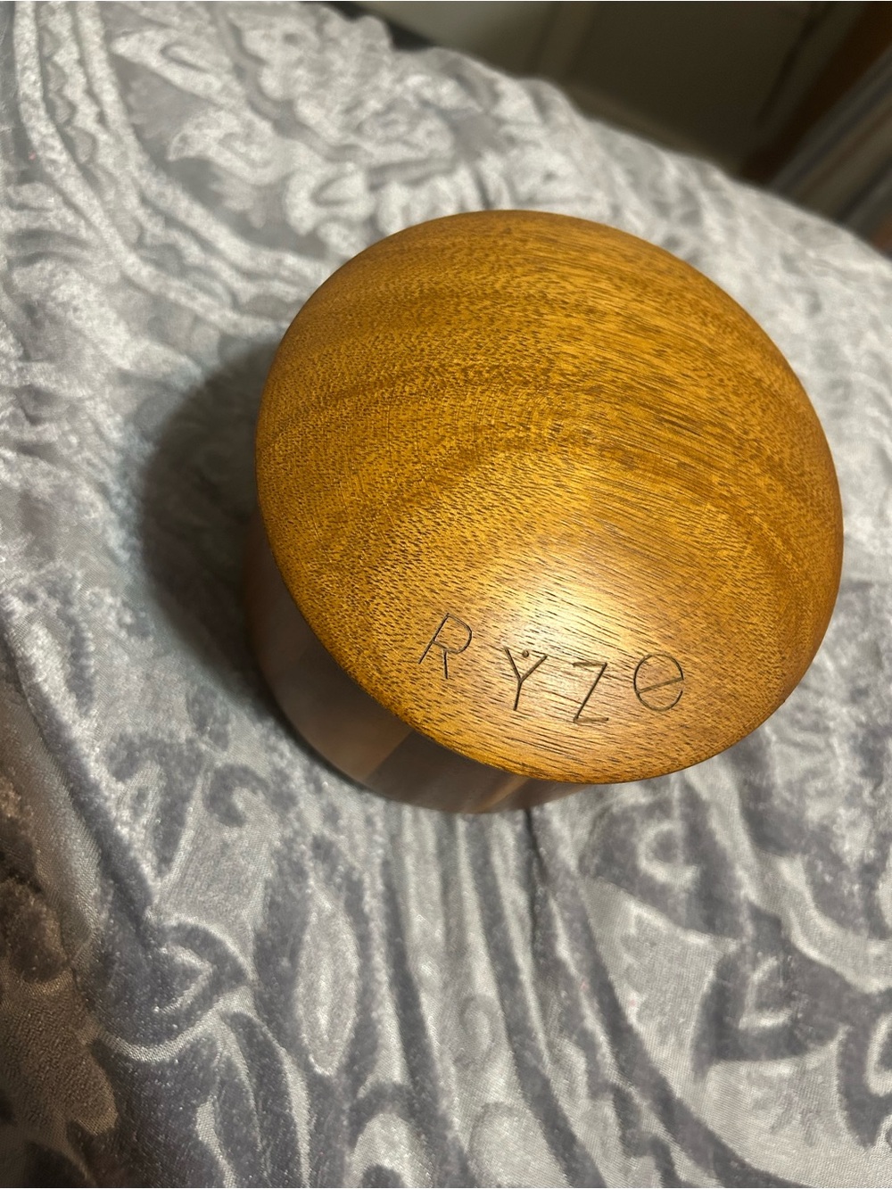 Wooden Decorative Accent in Warm Brown